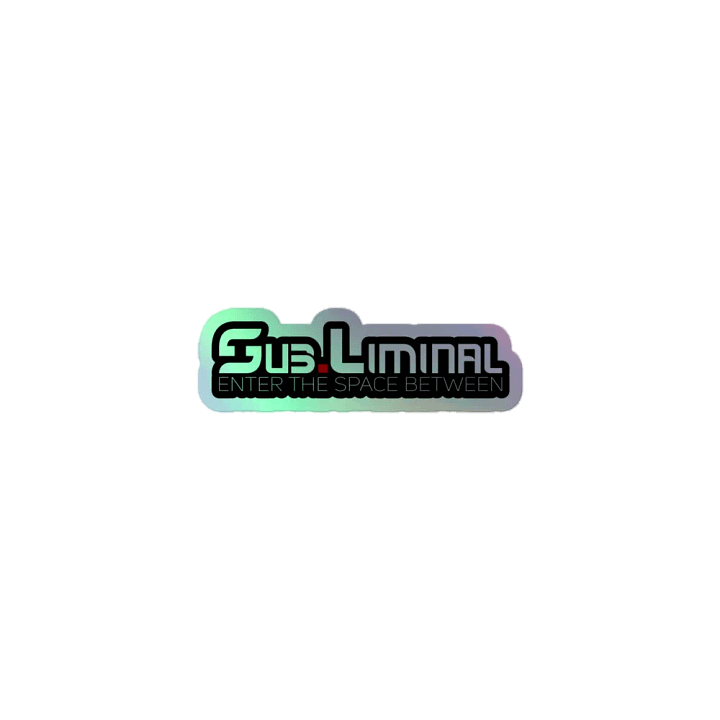 Holographic Sub.Liminal Logo Sticker product image (1)