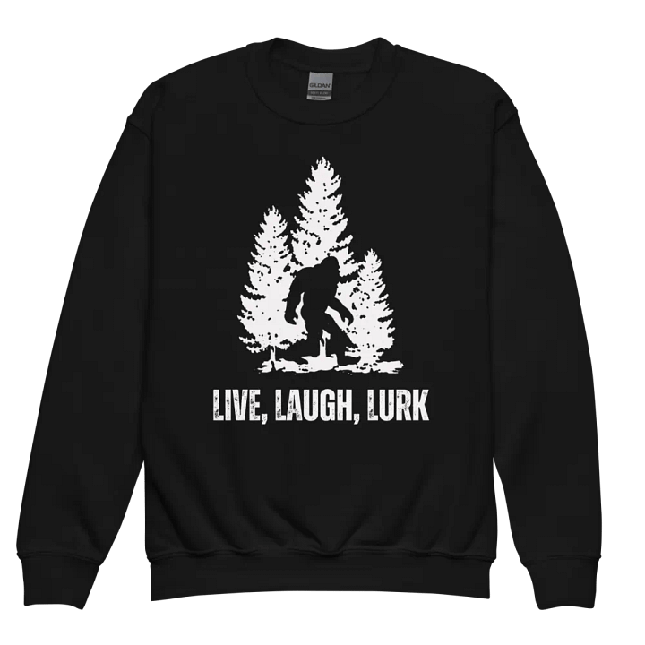 Live, Laugh, Lurk Youth Sweatshirt product image (1)