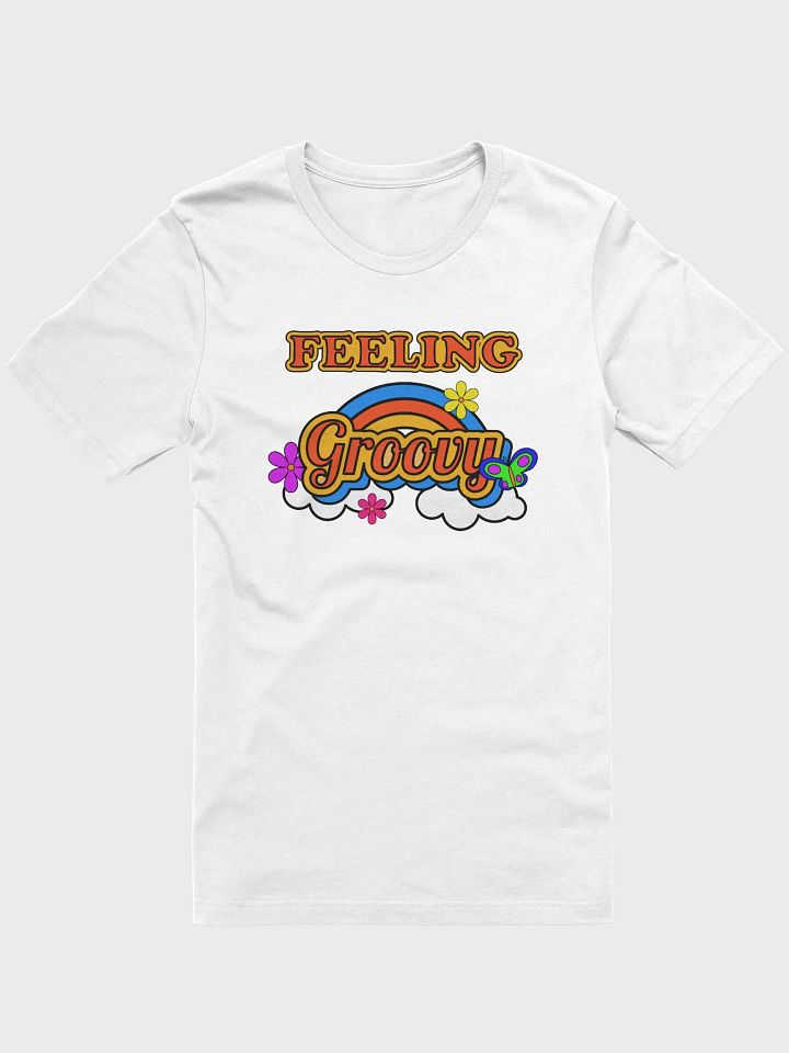 Groovy Vibes Rainbow Unisex T-Shirt product image (26)