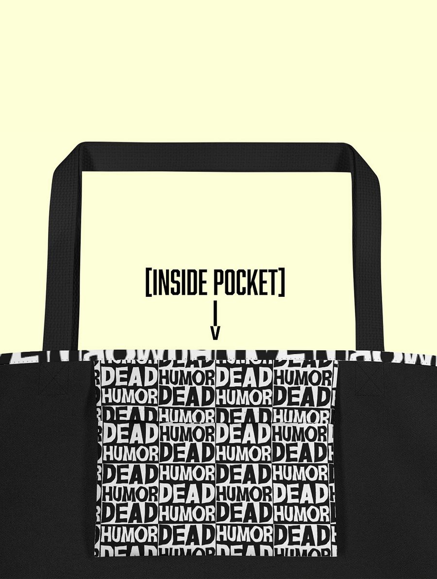 Dead Humor Checkerboard Print Tote Bag product image (4)