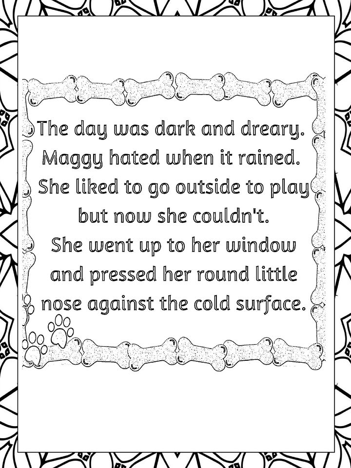Maggy's Dog Day A Coloring Storybook for Girls product image (2)
