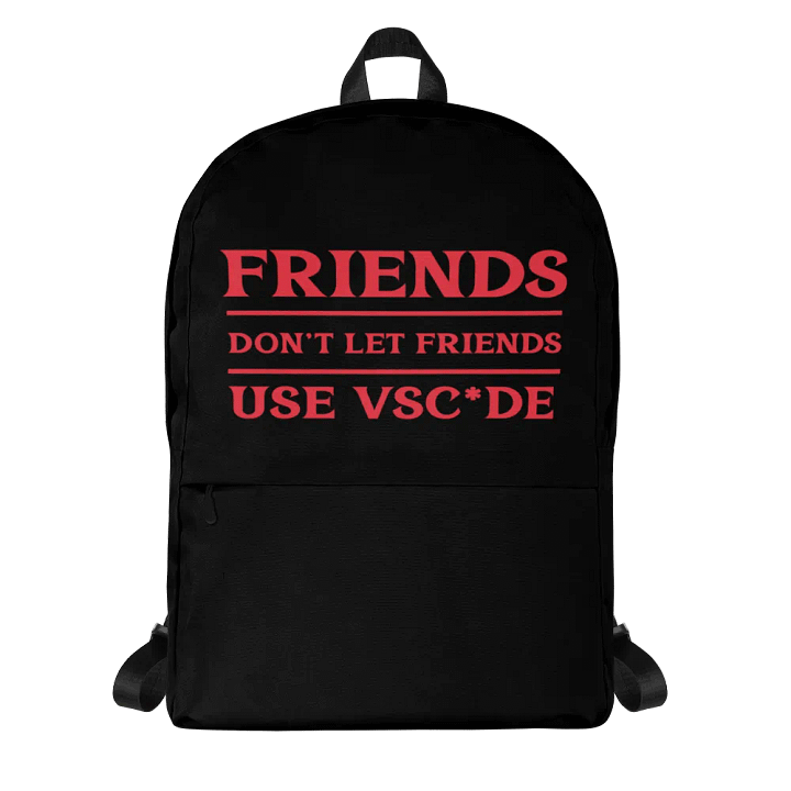 NeovimBTW - Friends != VSC*de Bookbag product image (1)