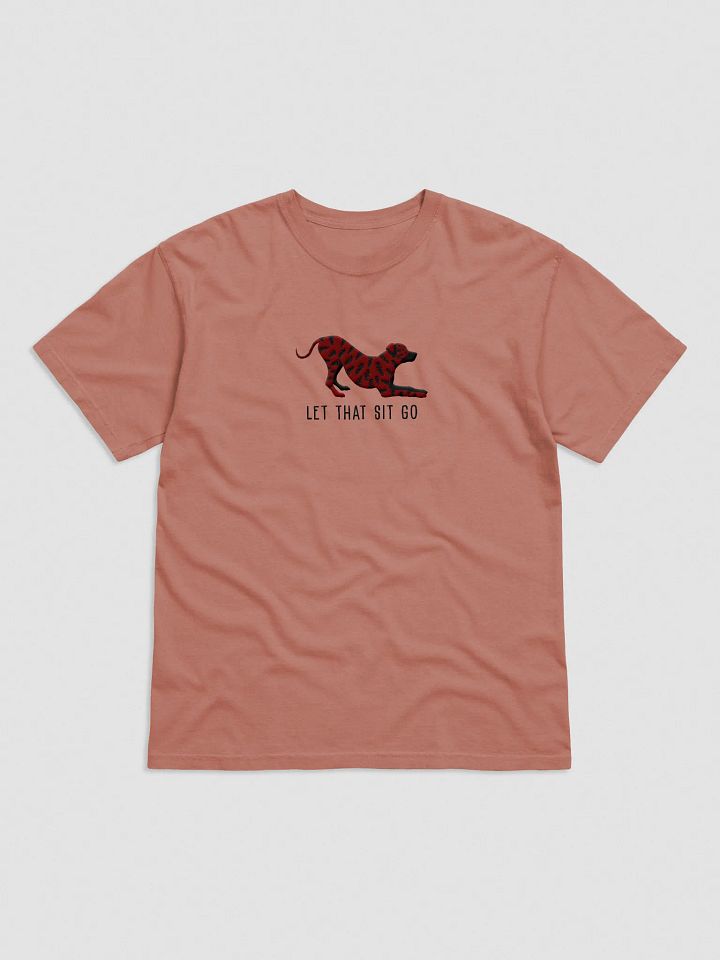 Let That Sit Go T-Shirt(Embroidered) of a Rhodesian Ridgeback(Brindle) product image (17)