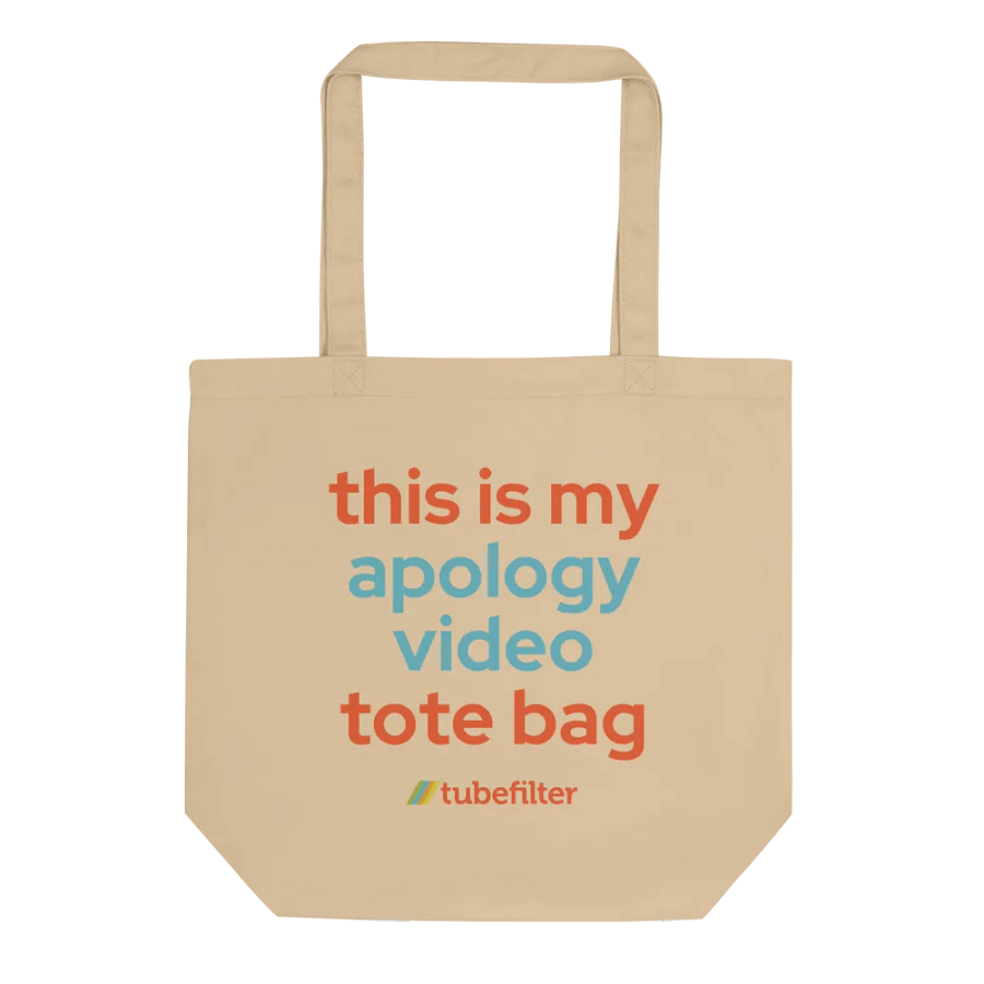Apology Video Tote Bag (Tan) product image (1)