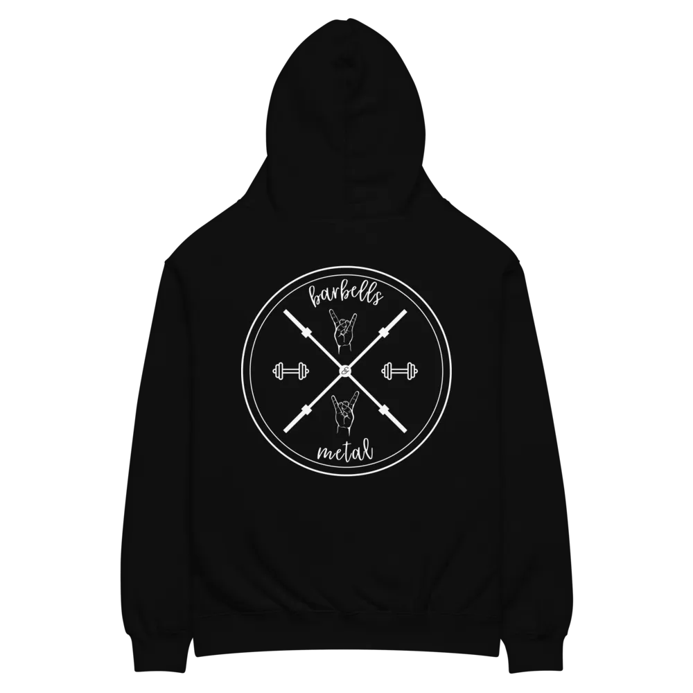 Barbells & Metal X Emblem Unisex Hoodie product image (2)