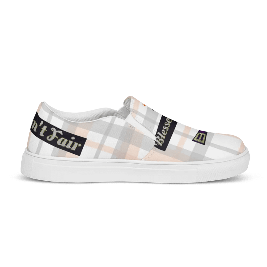 BBG Pink Plaid Women's Slip On product image (6)