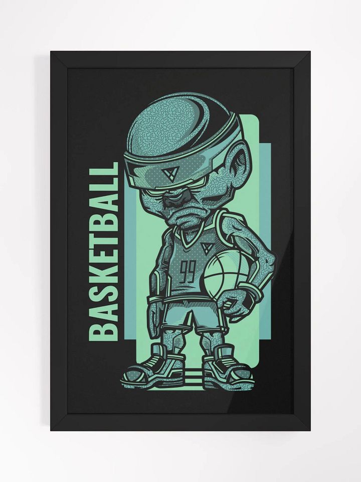 Basketball Framed High-Quality Matte Poster product image (4)