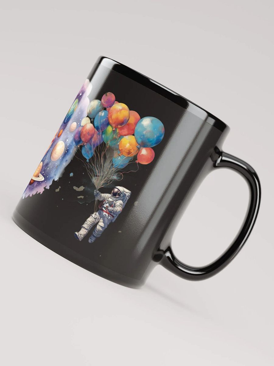 Astronaut Adventure Black Glossy Mug product image (4)