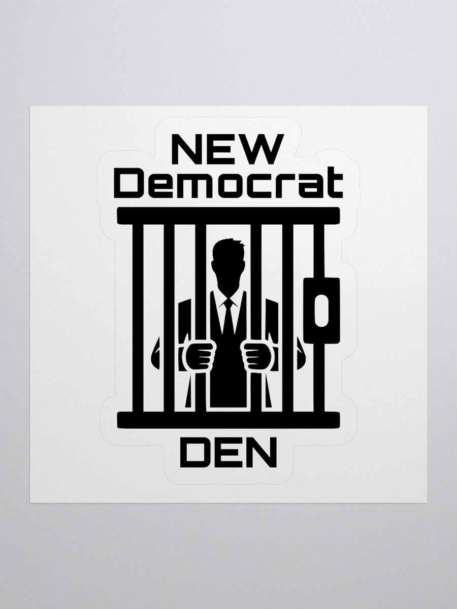 NEW Democrat DEN Prison Bars Graphic Stickers product image (1)