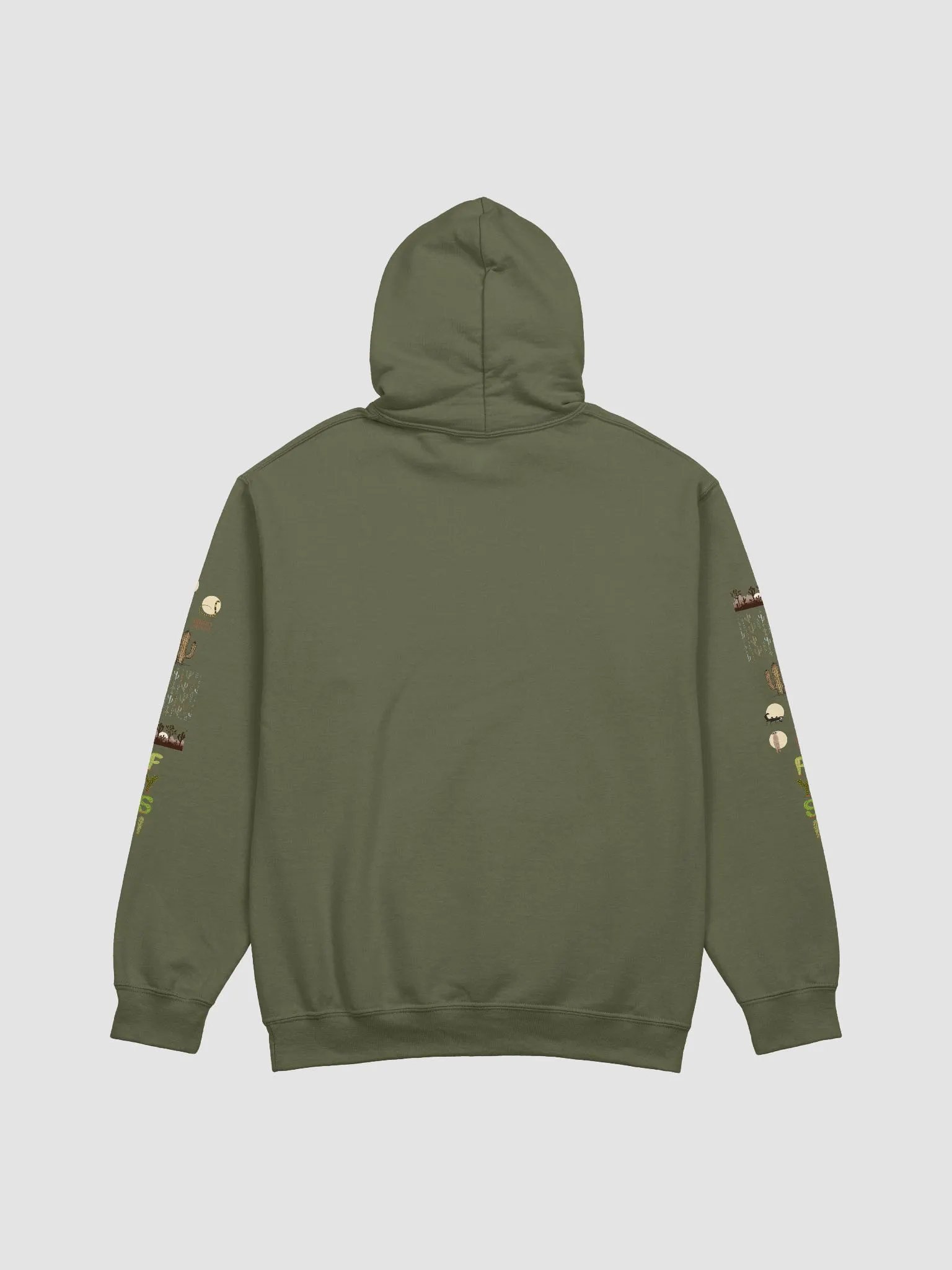 Desert Vibes Parks Project organic cotton hoodie product image (2)