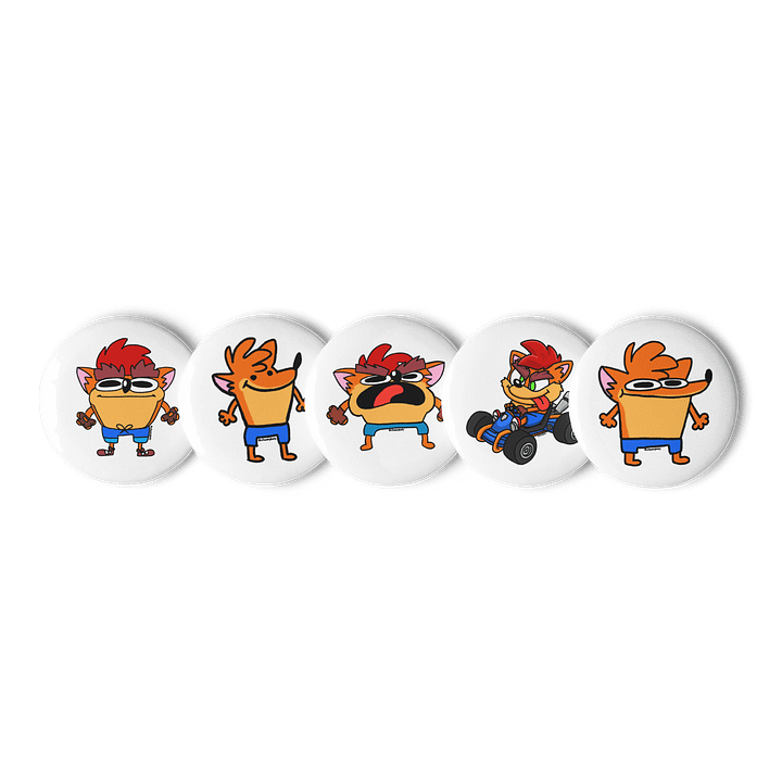 crach banooka button set!! product image (1)