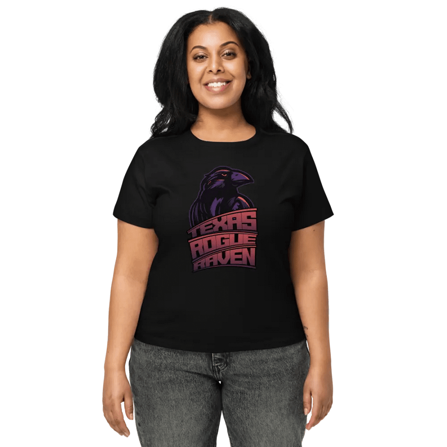 Intense Raven Graphic High-Waisted Tee product image (1)
