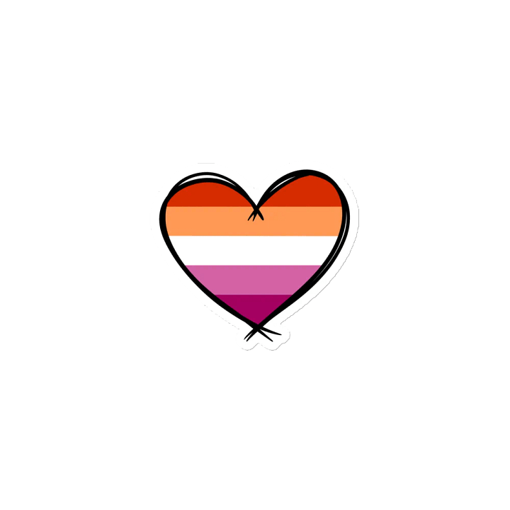 Lesbian Pride Magnet product image (1)