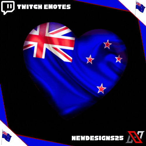 New Zealand Animated Heart Emote product image (2)