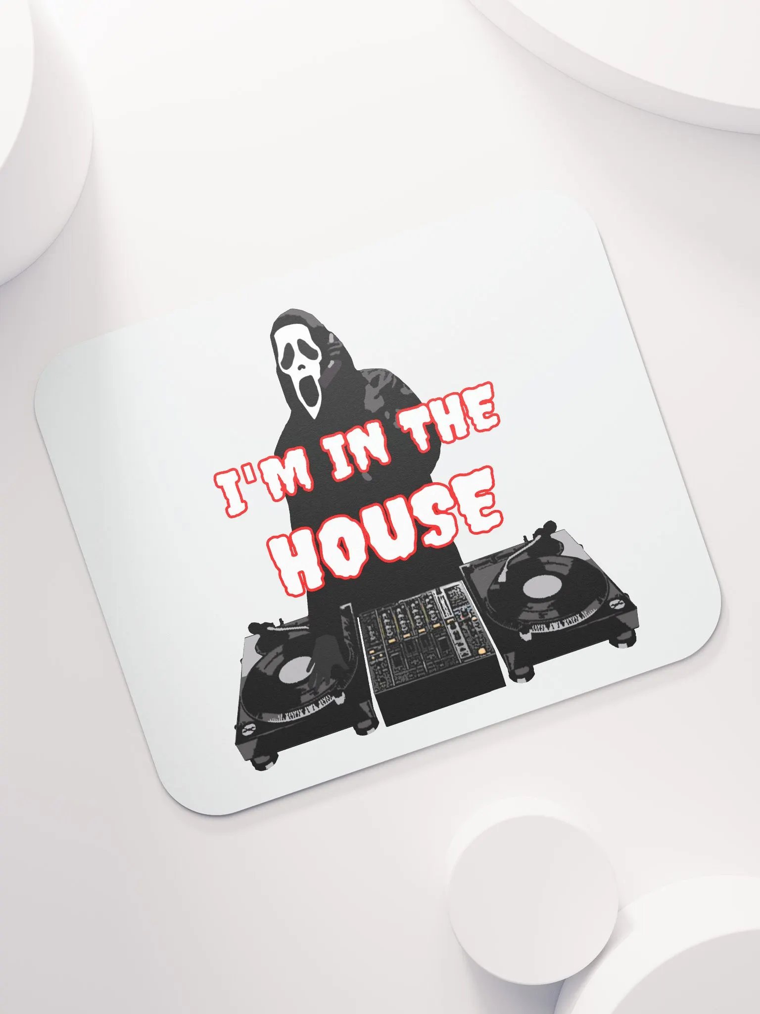 Ghostface in the house Classic Mouse Pad product image (7)