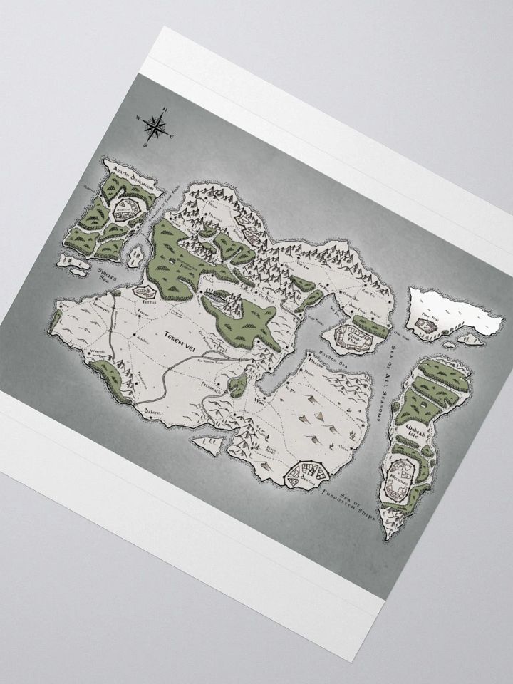 Map of Teren'vei Sticker product image (6)