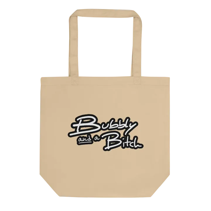 Bubbly and a B*tch (lined design) tote bag product image (1)