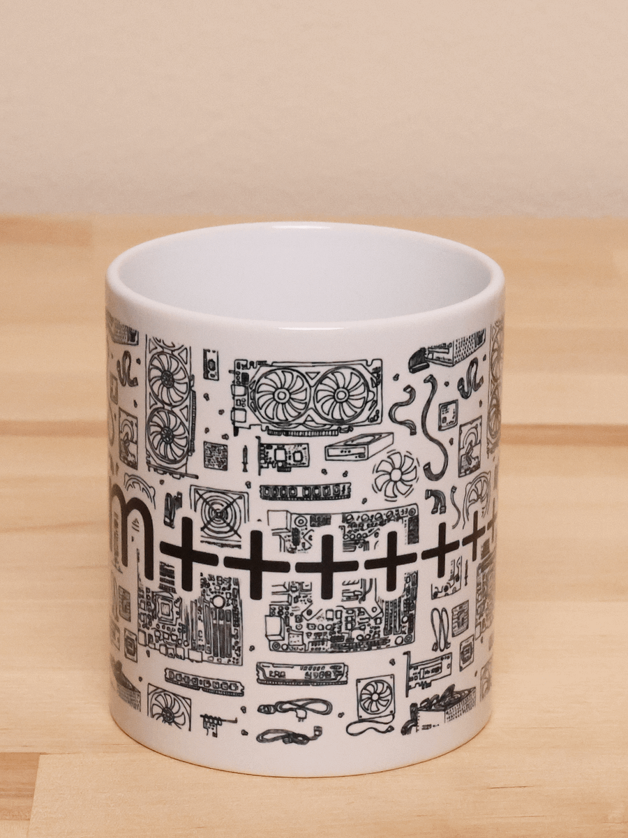 14nm++++∞ Mug product image (2)
