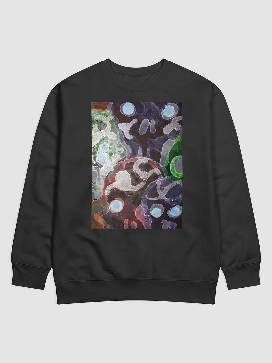 Sugar Skulls Dia de Lost Muertos Ink ARt Fluid Organic Abstract Sweatshirt product image (1)