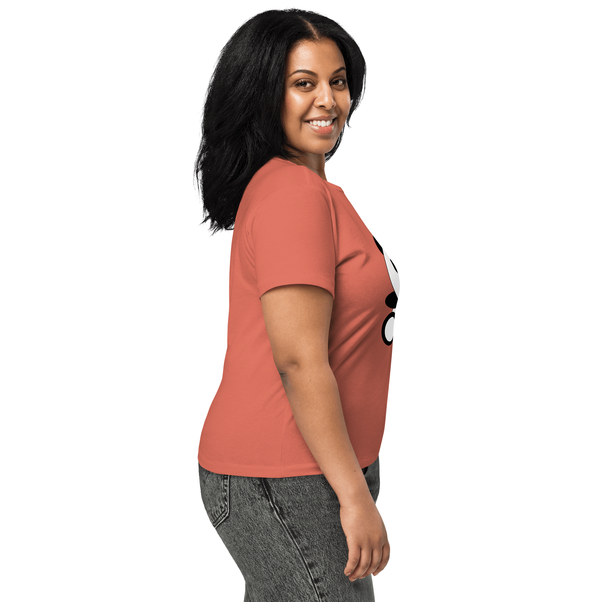 Panda Bliss Women's High-Waisted Tee product image (8)