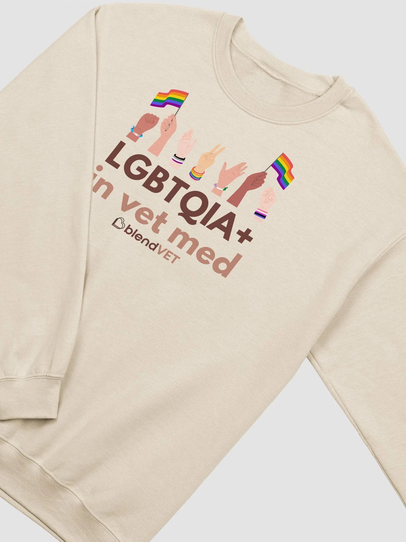 LGBTQIA+ in Vet Med Crewneck Sweatshirt product image (2)