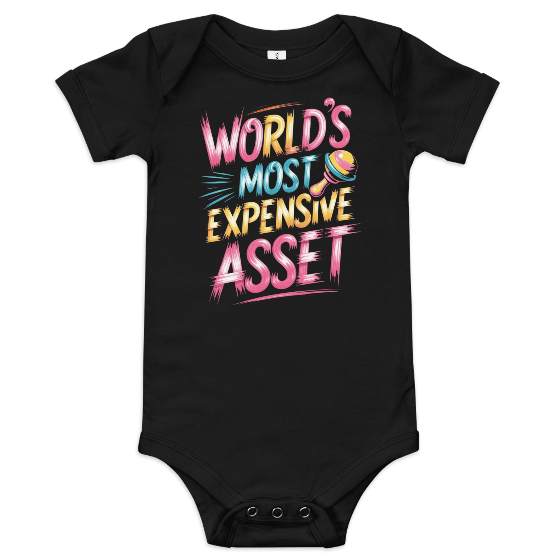 Rattle of Wealth Baby Onesie product image (1)