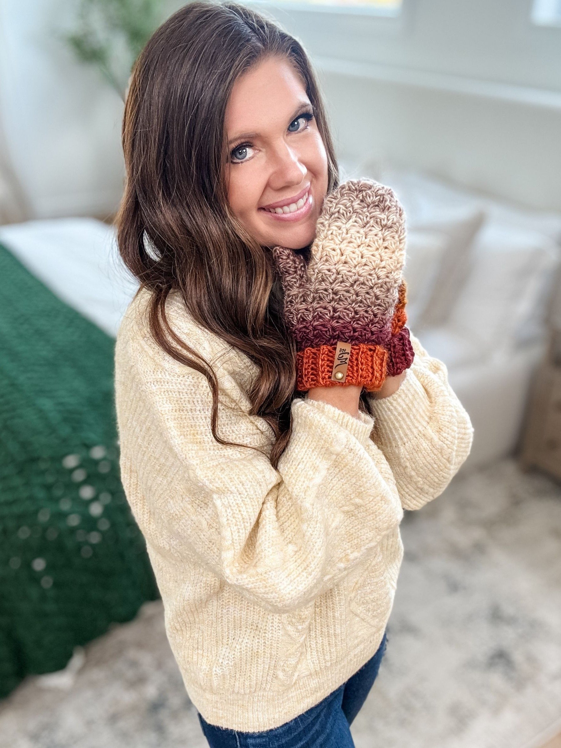 Chunky Suzette Mittens and Fingerless Gloves Crochet Pattern product image (7)