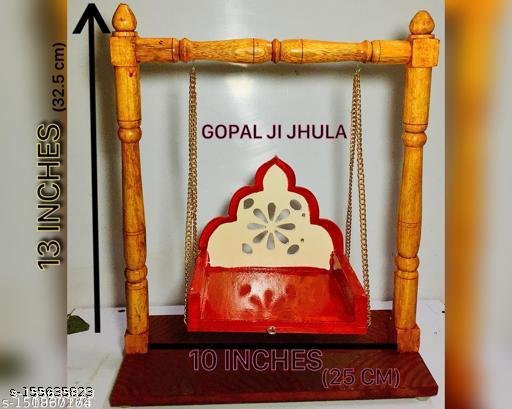 Gopal ji jhula • Singhasan for bhagwan • 2 in 1 singhasan ans jhula product image (1)