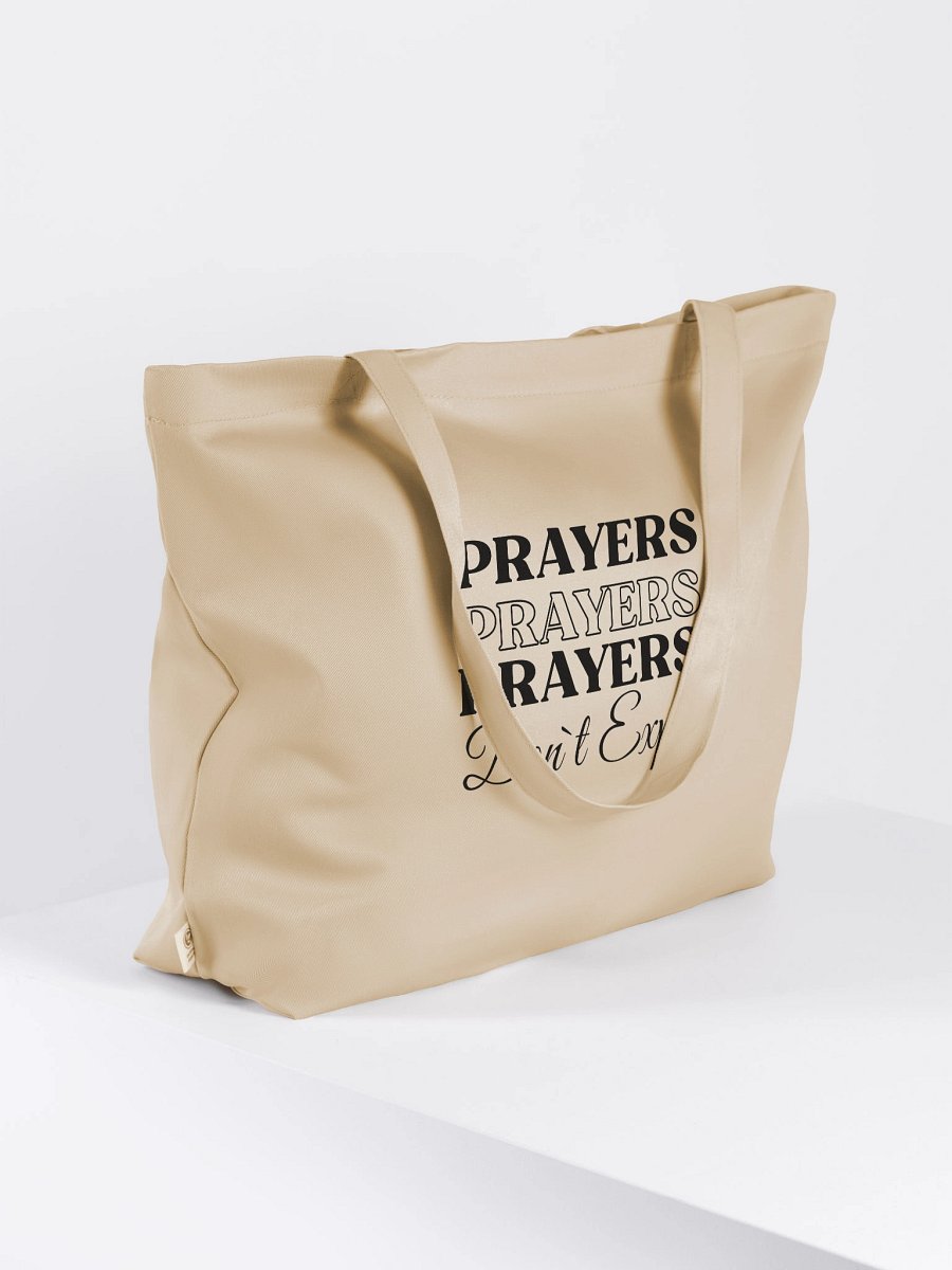 Prayers Do Not Expire Organic Tote Bag product image (3)