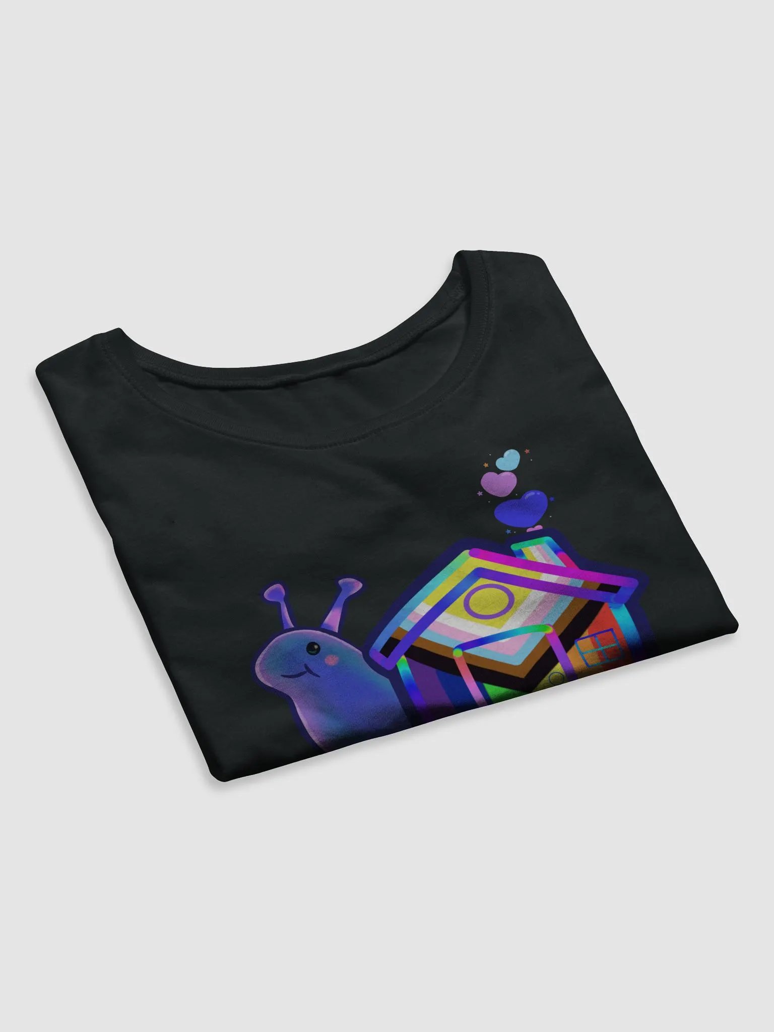 Cute LGBTQIA+ Snail House Crop Top product image (19)