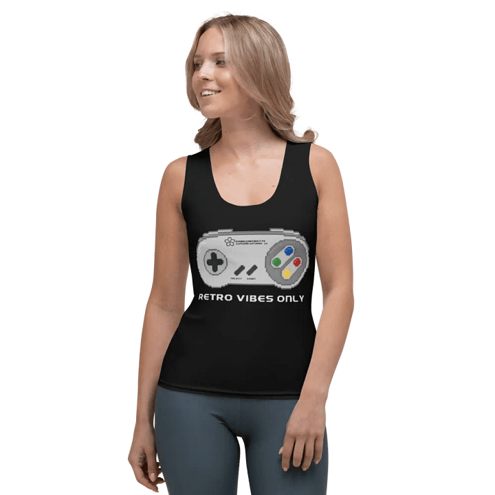 Retro Vibes Fitted Tank product image (1)