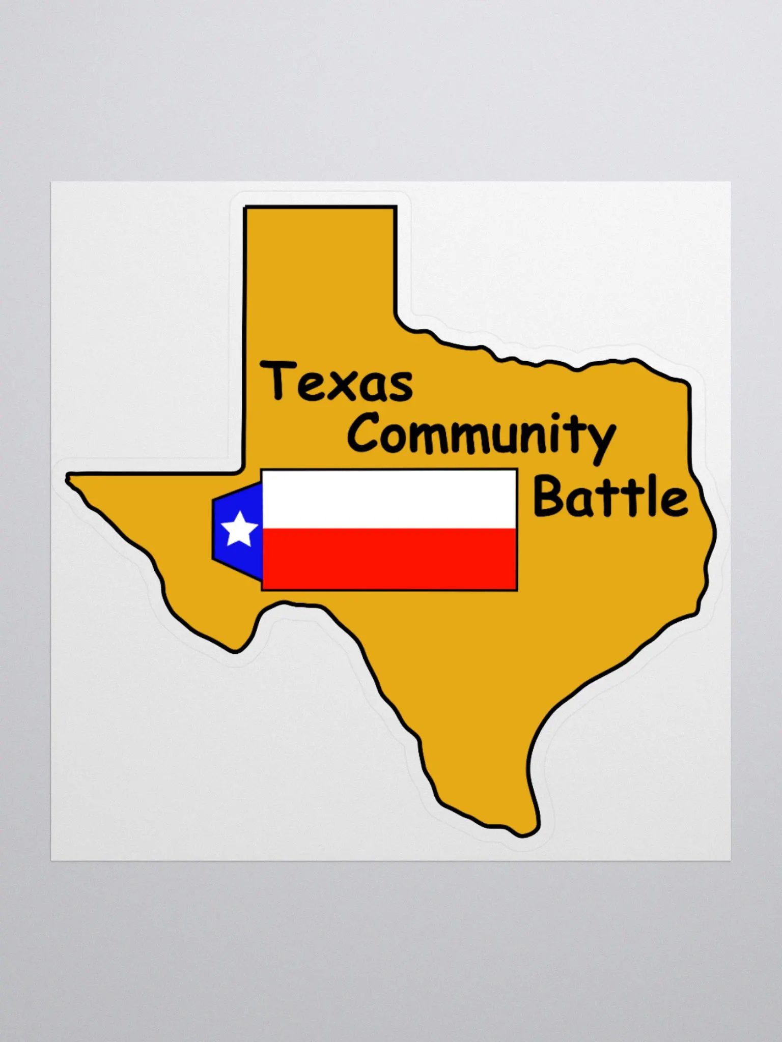 Copy of Texas Community Battle Stickers product image (1)