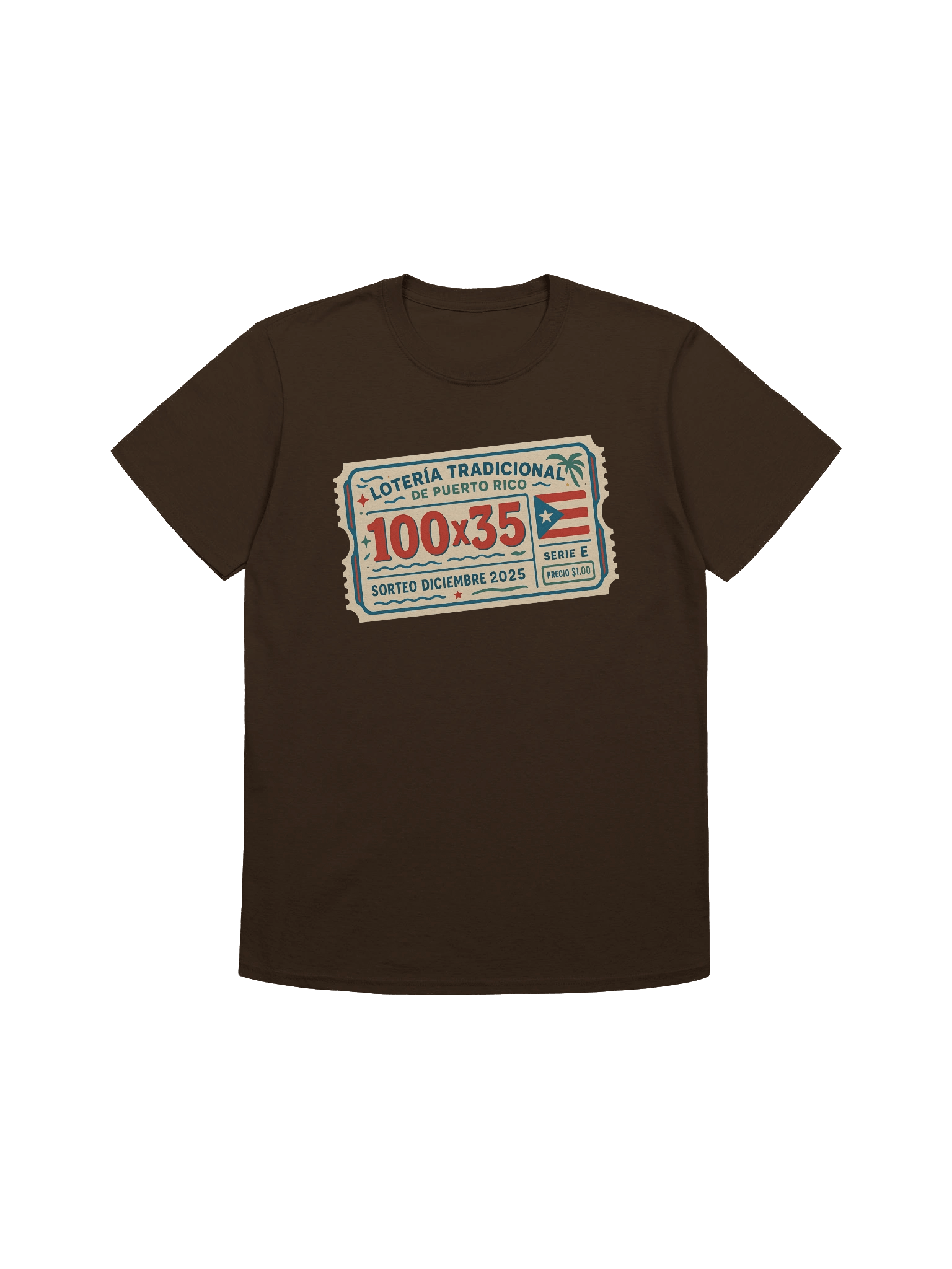 100x35 Boleto de Lotería T-Shirt product image (3)
