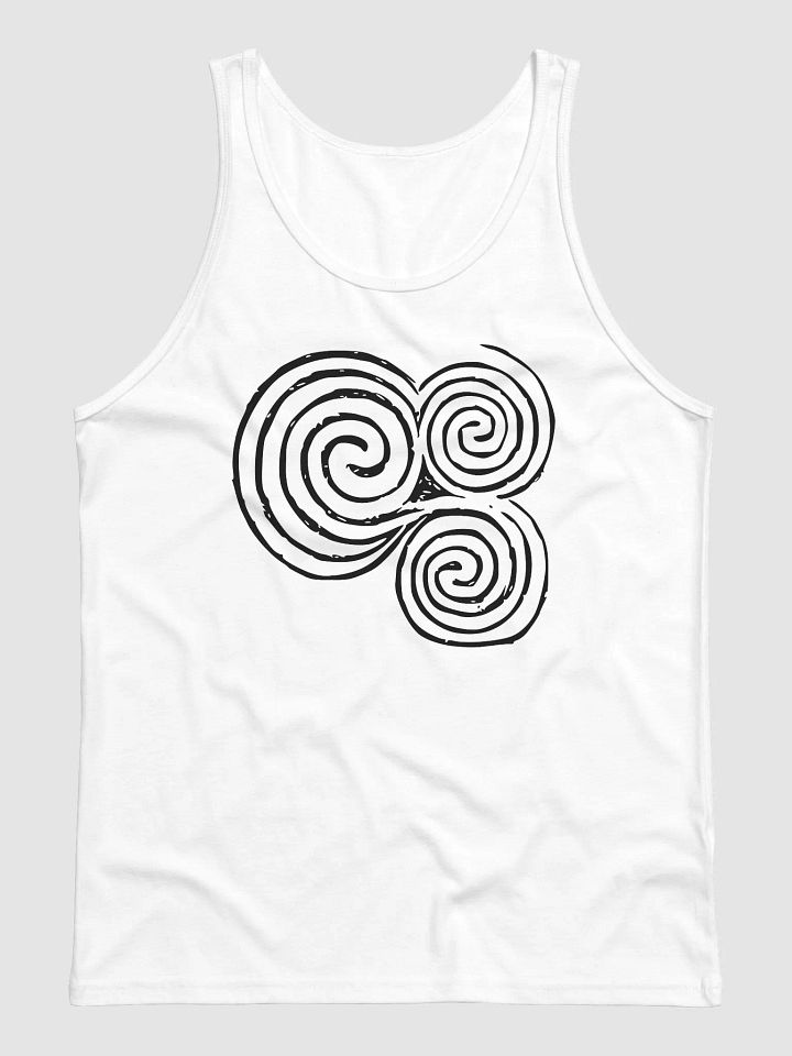 Newgrange Triskelion Men's Tank Top White product image (1)