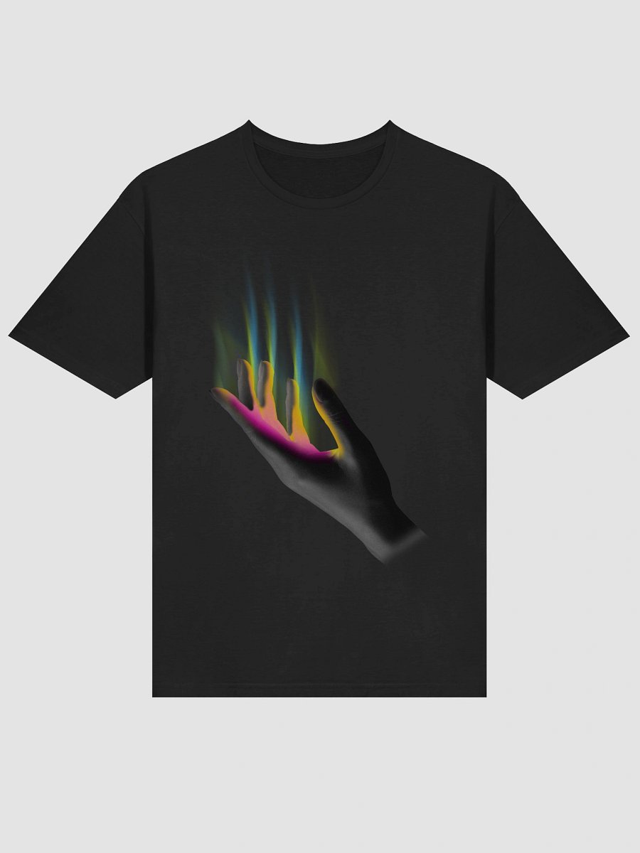 Neon Fire Hand Unisex Tee product image (5)