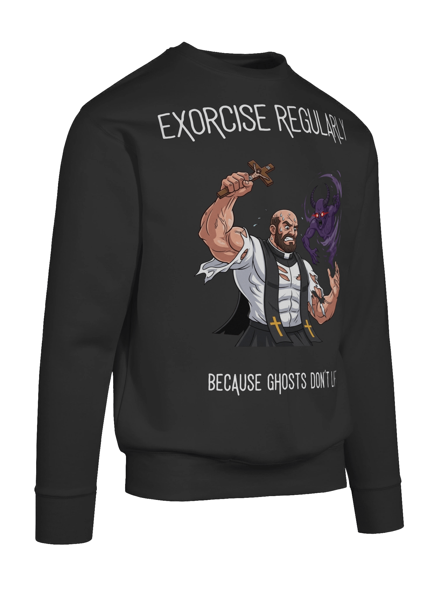 Exorcise Regularly – Crewneck Sweater product image (10)