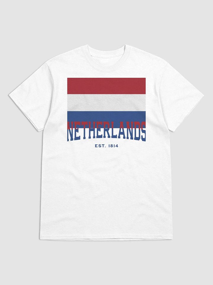 Netherlands Pride: EST. 1814 Flag T-Shirt product image (1)