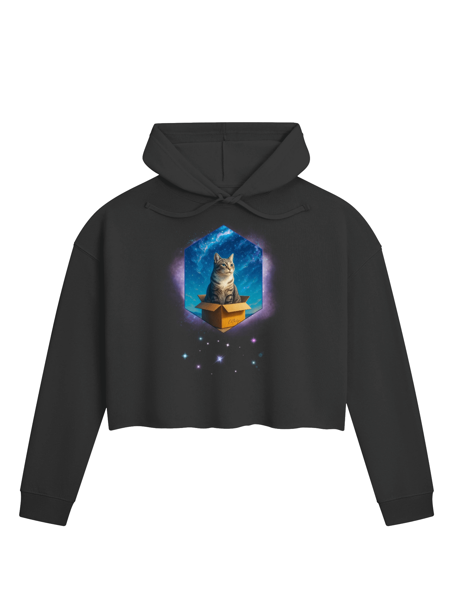 Catnip Cat Cropped Hoodie product image (1)