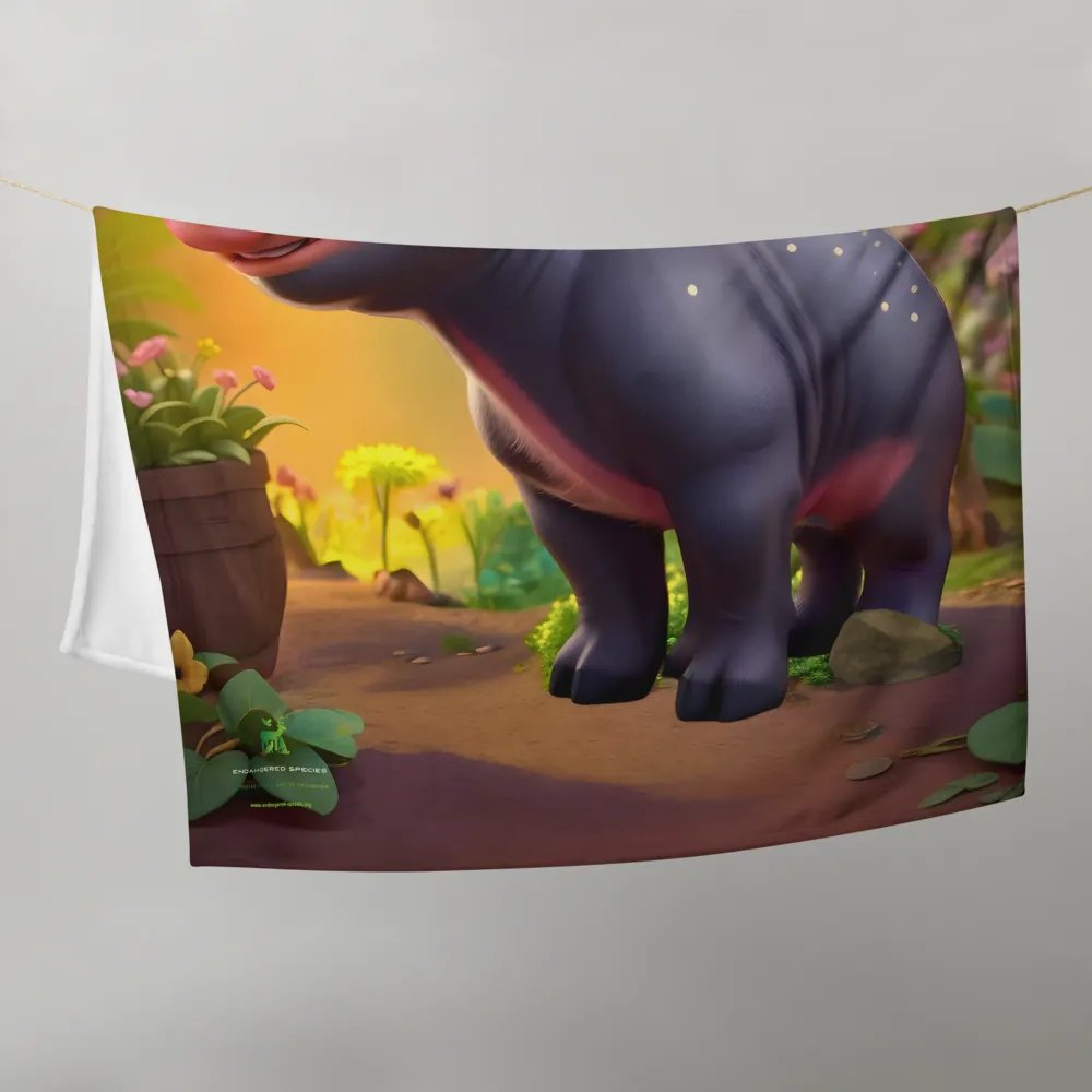 Endangered Species - Mexico - Tapir Throw Blanket product image (10)