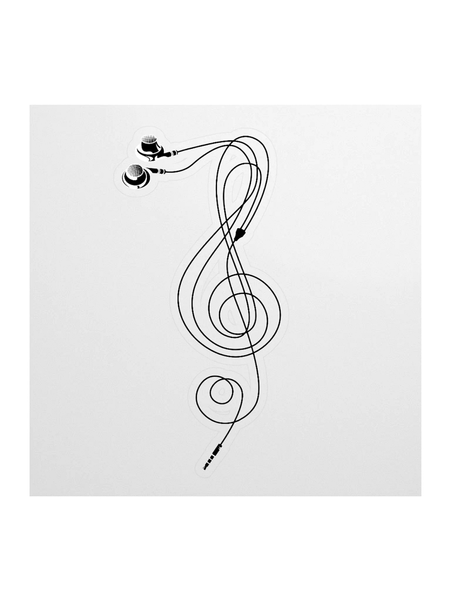 Earbud Clef sticker product image (1)
