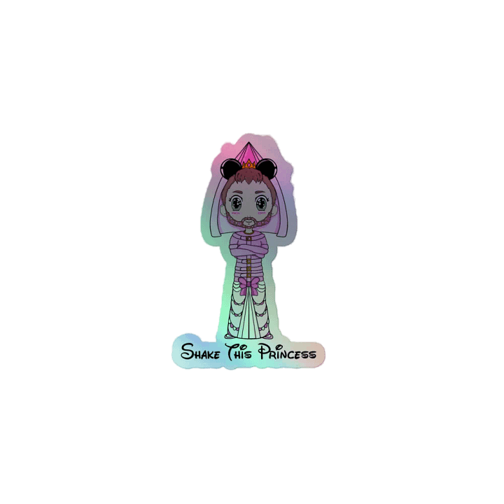 Royal Dance Princess Holographic Sticker Set product image (1)