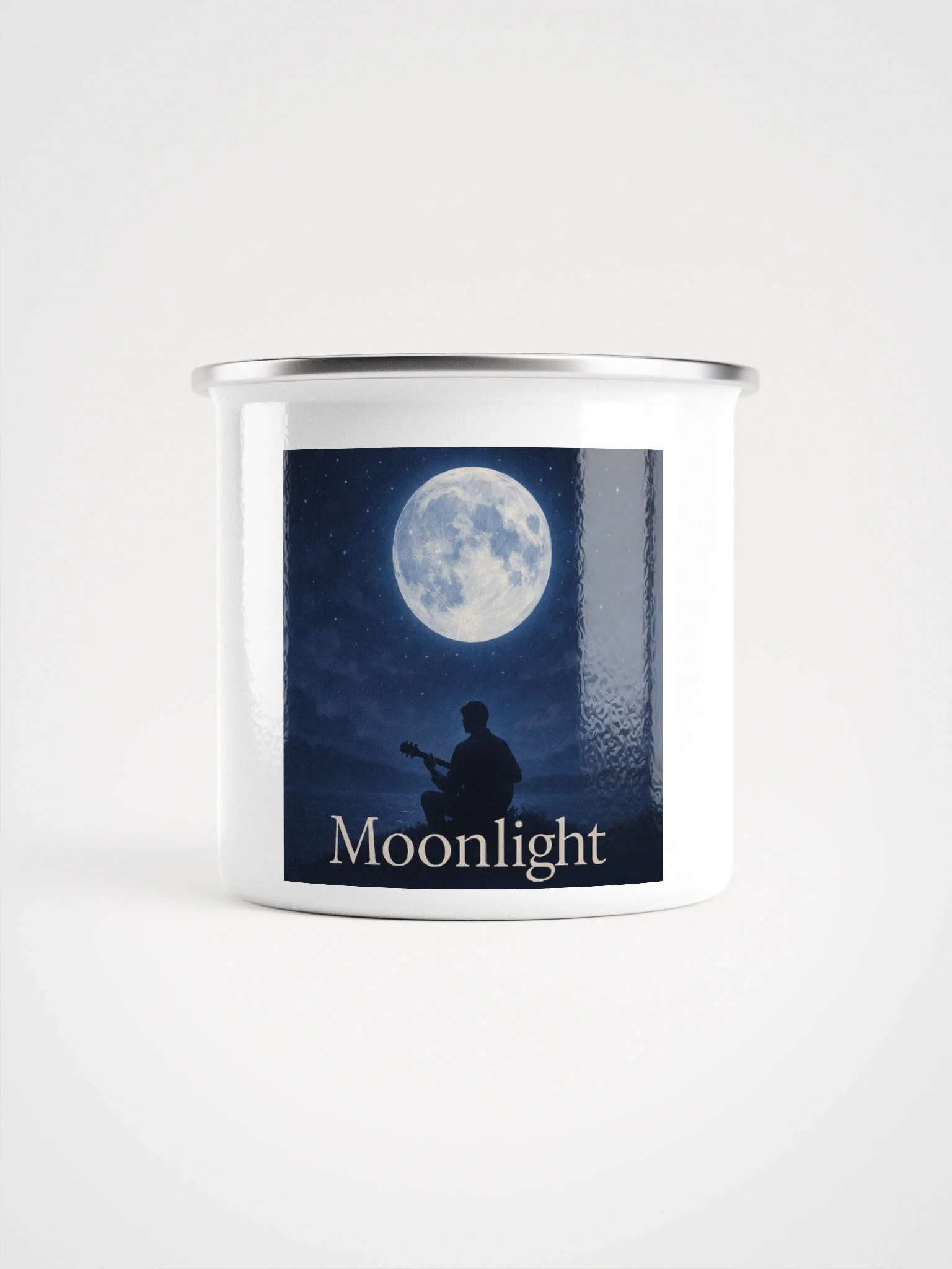 Moonlight Album Cover Logo Enamel Mug - Show Your Support - Drinkware product image (2)