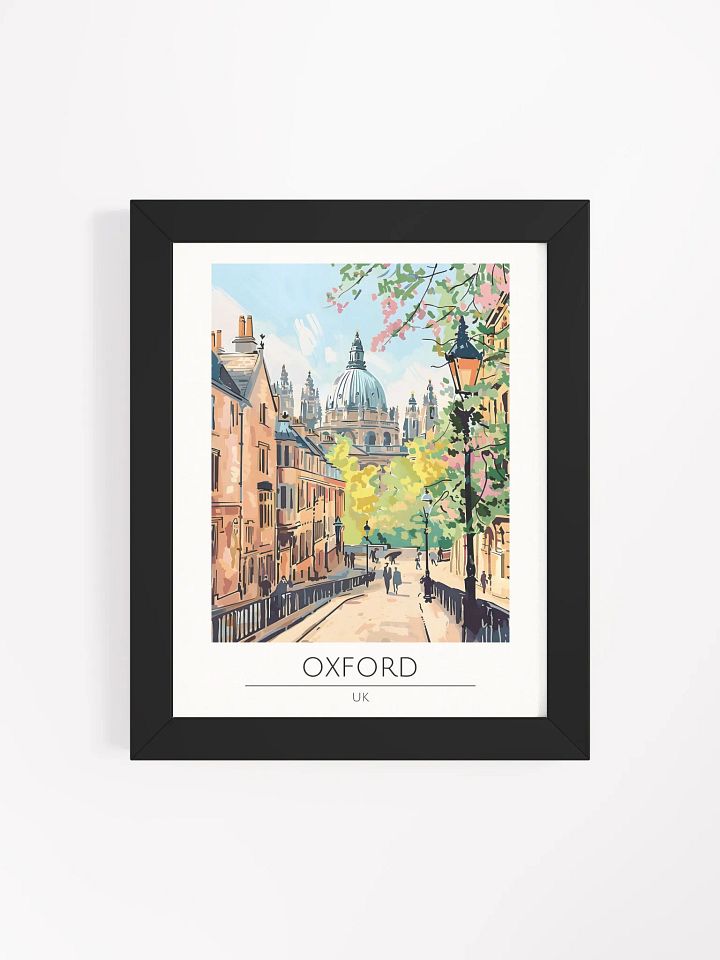 Oxford UK Framed Travel Poster product image (1)