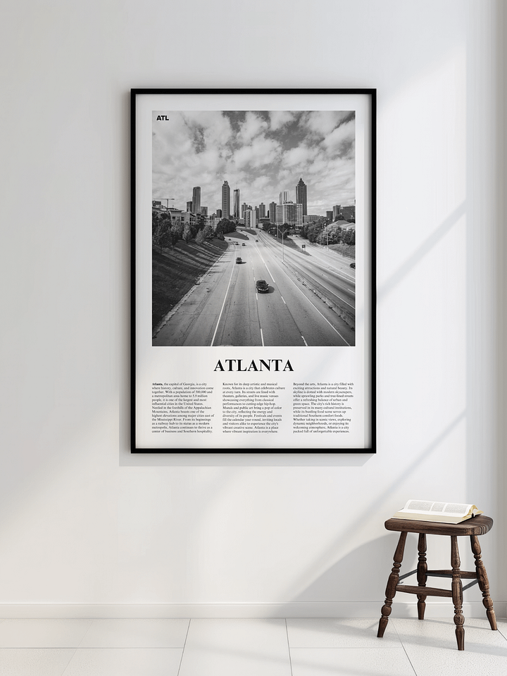 Atlanta 03 Newspaper Poster product image (2)