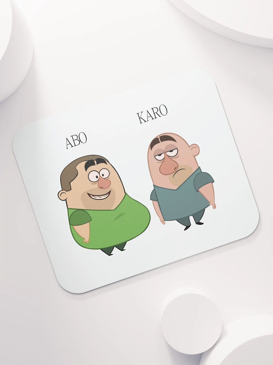 Abo and Karo - Dynamic Duo Mouse Pad product image (7)