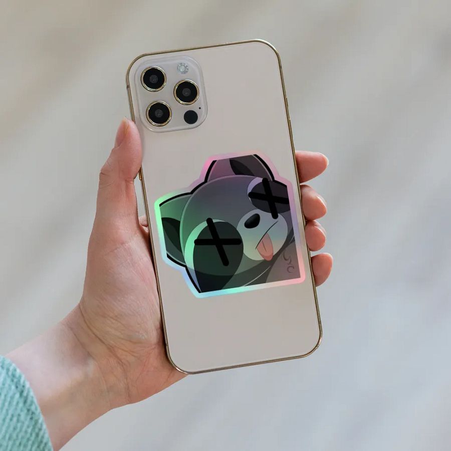 Ded Emote Holo Sticker product image (6)