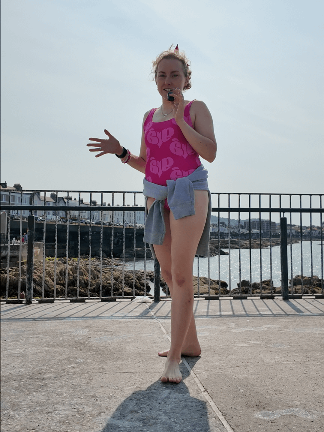 Grá Meaning Love 🩷 Sea Safety Swimsuit in Irish / Gaeilge product image (3)