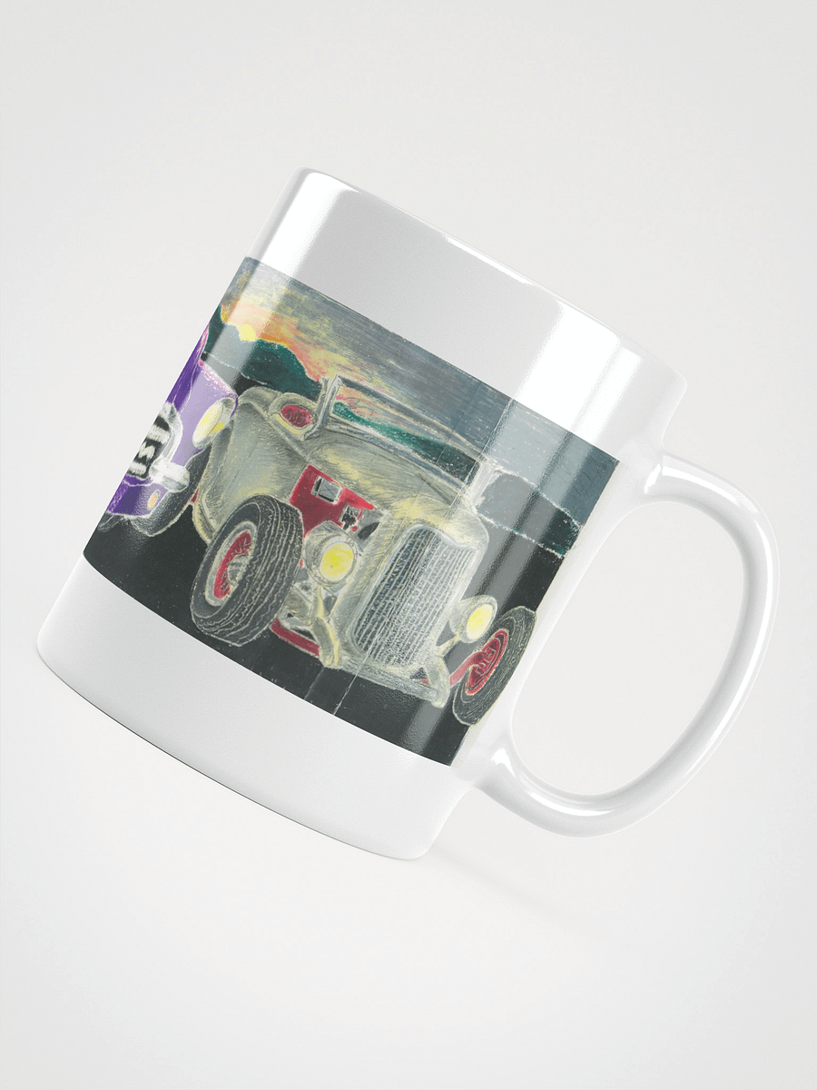 A Century of Rides on White Glossy Mug product image (4)