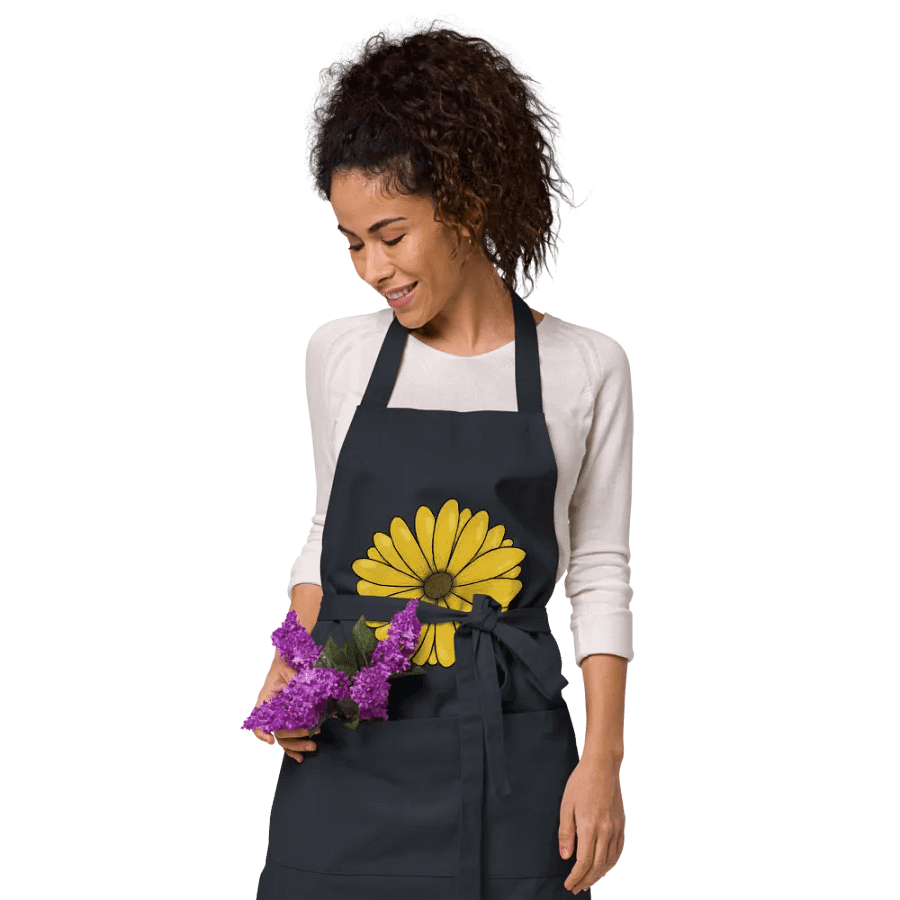 Yellow Daisy Organic Apron product image (9)