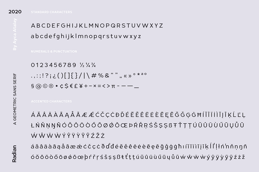 Radian | A Geometric Sans Serif Typeface product image (8)
